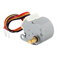 DHDL-DC 12V CNC Reducing Stepping Stepper Motor 0.6A 10oz.in 24BYJ48 Silver