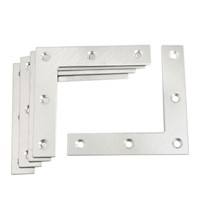 DHDL- Angle Plate Corner Brace Flat L Shape Repair Bracket 80mm x 80mm