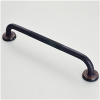 Bath Grip Tub Safety Grab Bar Concealed Mounting, Solid Brass, Black Bronze Hardware Bathroom Bathtub Handrail