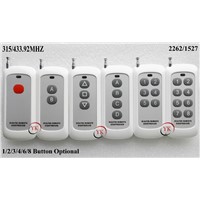 Remote Control Transmitter for Remote Switch 1/2/3/4/6/8 Button Small Size Long Range Big Button Remote key pad 315/433 22621527