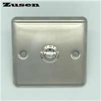 Zusen 19mm  Door bell push button  with  panel button is Nickel-plated brass
