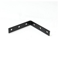 Black Corner angle iron 2.5x90x90x18 furniture Corner 6pcs
