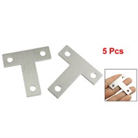 FSLH 5 Pcs Angle Plate Corner Brace Flat T Shape Repair Bracket