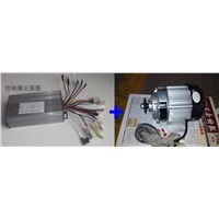 Fast Shipping to Guangzhou city 350W 36V DC 9 mofset 1pc brushless motor + 1pc controller  E-bike electric bicycle speed control
