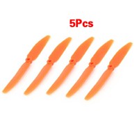 FSLH 5 Pcs Orange Brushless Motor Direct Drive 2-Blade 4mm Shaft 5X3 Prop Propellers