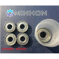 Best Sale  R1660ZZ MHF Chrome Steel Miniature Deep Groove Ball Bearings ABEC-1/P0 Z2 Size 6*16*6 mm Best Price High Performance