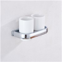 Aothpher Multi-functional Bathroom Cup Holder for Toothbrush Tumbler Holders with Brass Finished 5 Colors