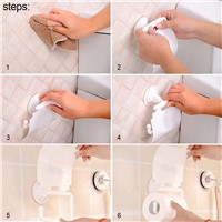 Wall Mounted plastic Bathroom Toilet Paper Holder With Cover porta papel higienico bathroom accessories