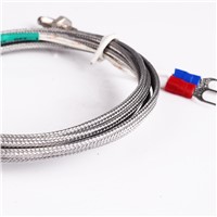 J Type M6 Screw Probe Thermocouple Temperature Sensor with 2M Cable for Industrial Temperature Controller