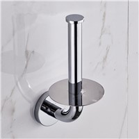 BOCHSBC Stainless Steel Paper Holder Bathroom Roller Holder European Style Fashion Simple Toilet Stainless Shelf for Bathroom