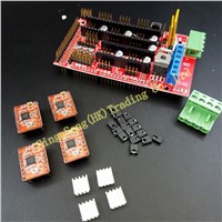 Promotion! RAMPS 1.4 Control Board + 4 X A4988 Stepstick Driver Module for 3D Printer RepRap