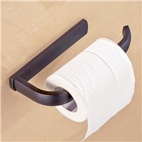 BOCHSBC Toilet Roll Holder European Copper Paper Towel Rack Antique Paper Holders Bathroom Rose Gold Black Toilet Paper Holder