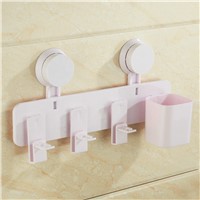 2016 NEW Wash Suits Toothbrush Holder Cup Set Trendy Style Wall Wash Storage Box