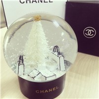 Hot sale High imitation products Valentine &amp;amp;#39;s Day gift crystal ball music box snowflake ball crystal glass ball ornaments