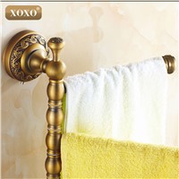 XOXO Solid Brass Vintage Style Bathroom Revolve  Towel Bar Antique Brass Four Tiers Bath Towel Holder Rack Wall Mounted TL564B