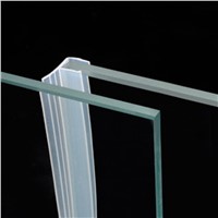 Draught Excluder Weatherstrip Draft Stopper Sealing Strip 10mm Glass Frameless Screen Shower Room Door Window Balcony Seals 1m F