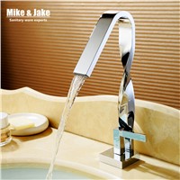 Twist chrome bathroom Faucet basin crane water faucet basin mixer torneira faucet water tap brass mixers MJ9999