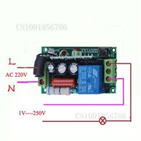 AC220V 10A Wireless Remote Control Switch Long Distance Long Range Transmitter Lamp Light Bulb Motor Remote ON OFF 315/433MHZ