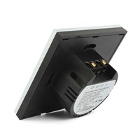 EU/UK Standard Touch Light Dimmer Switch, Crystal Touch Glass Pane Wall Switch, DIY Dimmer switch For Lamp 220V 6A