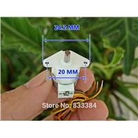 5PCS NMB dia 15mm 5V deceleration Micro motor 2 phase 4 wire stepper motor Step angle 15 degree
