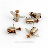 10pcs Precision micro two phase four wire  dia 6MM stepper motor with rod metal sliding block