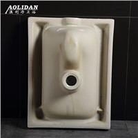 2017 No Back Outlet White Ceramic Real Limited Squatting Pit Before And After Sewage With Traps Urinal Deodorizing Toilet