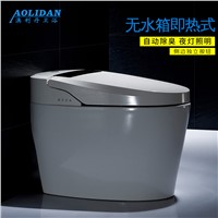 2017 One Piece Filli Basin Basket Led Hot Toilet Bathroom Remote Automatic Flushing Electric Drying Integrated For Intelligent