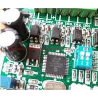 Stepper motor controller for single-axis pulse generator stepper motor driver of the reciprocating movement of the fixed length