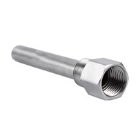 New Stainless Steel Thermowell 1/2&amp;amp;quot;NPT Threads for Temperature Sensors