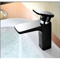 New arrival high quality brief basin faucet cold and hot single lever bathroom sink faucet water tap with 50 cm plumbing hose