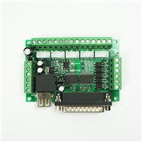 mach3 5axis stepper driver with optocoupler isolation For CNC Single Stepper Motor Driver Controller