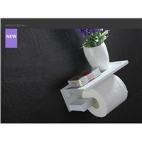 50 pcs/lot High quality No rust 304 Stainless steel white Toilet bathroom Paper roll holder