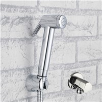 Toilet Bathroom Hand Held Bidet Spray Diaper Shower Sprayer Set Portable Shattaf Jet Douche kit &amp;amp;amp;Angle Vlave &amp;amp;amp; Hose &amp;amp;amp; Holder-06