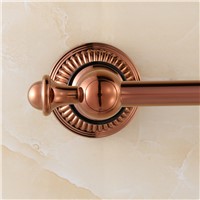 Towel Holder Bath Products,Bathroom Accessories bathroom towel bar Luxury Rose golden single Towel Bar,red golden