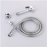 Brass Toilet Hand Held Bidet Spray Diaper Shower Sprayer Set Portable Shattaf Jet Douche kit &amp;amp;amp;Angle Vlave &amp;amp;amp; Hose &amp;amp;amp; Holder-12