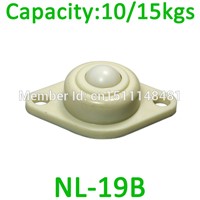 NL-19B 3/4&amp;amp;quot; 19mm POM Ball Full Plastic bearing wheel ABS Nylon ball caster roller 15kg capacity NL19B Ball Transfer Unit