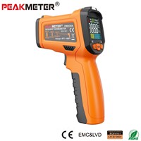 Official PEAKMETER PM6530A  Laser LCD Digital IR Thermometer Temperature Meter Gun Point -30~300 Degree Non-Contact Thermometer
