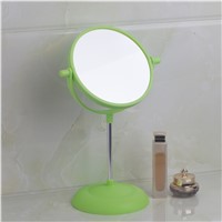 Bathroom Mirrors Green Bath Mirrors Plastic Rotatable Magnifier Makeup Cosmetic Mirrors 5333