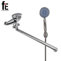 fiE Bathroom Mixer With 40CM Stainless Steel Long Nose Outlet Shower Faucet Bathroom Faucet