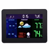 TS-70 Digital LCD Screen Display Wireless Indoor Outdoor Weather Clock Weather Station Tester Alarm Clock 2017 Top Sale