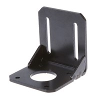 Mounting Bracket for Nema 17 Stepper Motor (Geared Stepper) CNC/3D Printer Black