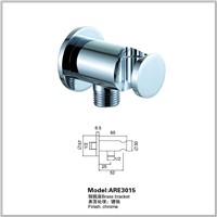 Brass Water Inlet Angle Valve Shower Holder with Hose Connector Wall Elbow Unit Spout Shower Bracket for Shower Head