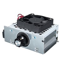 4000W AC 0-220V Voltage Regulator Motor Speed Controller Fan Thermostat Dimmer Aluminum Shell