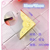 Metal Book Album collar protection angle corner  package notebook notebook DIY accessories 39mm*39mm