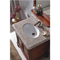Solid oak wood vanity cabinet design 0281-B6002