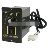 AC 220V 120W Electric Gear Motor Speed Controller Switch Black 6 Pins