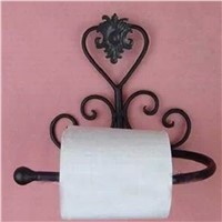 Bathroom UseBlack Classical Iron Toilet Paper Roll Holder Bathroom Wall Mount Rack toilet paper Holder