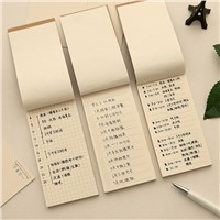 Craft Cover Desk Sticky Planner Sticky Notes Stickers Diary Stamps Post It Paper Korean Stationery Grid/Line/Blank To Do List