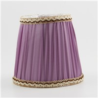 DIA 13.5cm/ 5.31 inch Chandelier Lamp Shade: Beautiful Designs To Illuminate Your Home, Purple Color Mini lampshades,Clip On