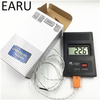 TM-902C Digital LCD Thermometer Temperature Detector Industrial Thermodetector Meter K Type Single Input + 1m Thermocouple Probe